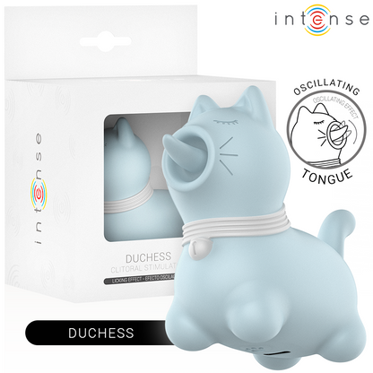 INTENSE Duchess estimulador con lengua rotativa 360º azul