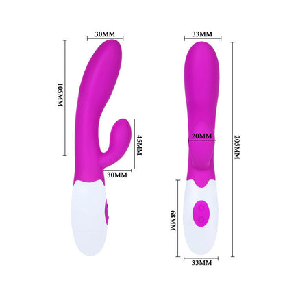 PRETTYLOVE Flirtation Vibrador con Estimulador Clítoris Alvis