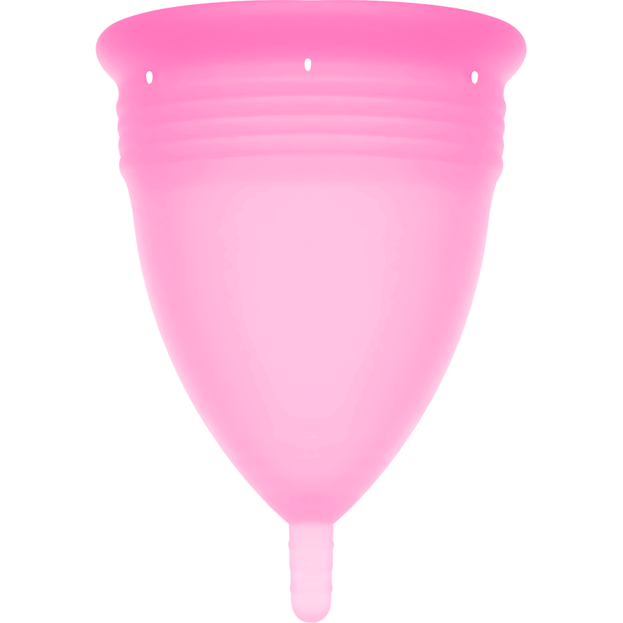 STERCUP Copa Menstrual FDA Silicona Rosa Talla S