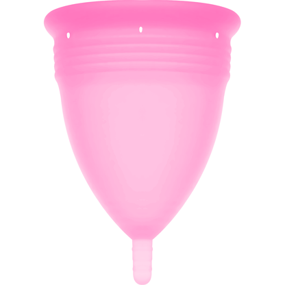 STERCUP Copa Menstrual FDA Silicona Rosa Talla S