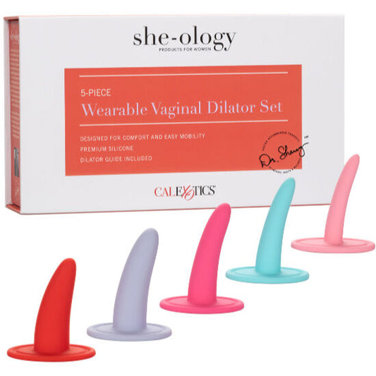 CALEXOTICS Kit 5 Piezas Dilatadores Vaginales o Anales Multicolor