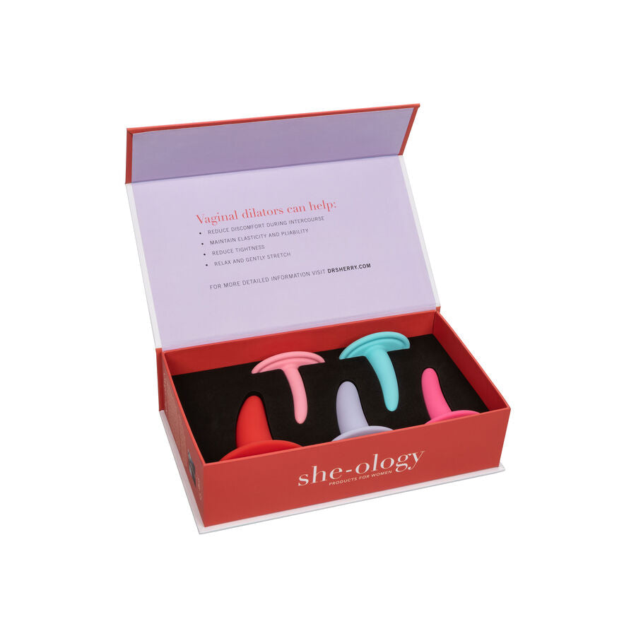 CALEXOTICS Kit 5 Piezas Dilatadores Vaginales o Anales Multicolor