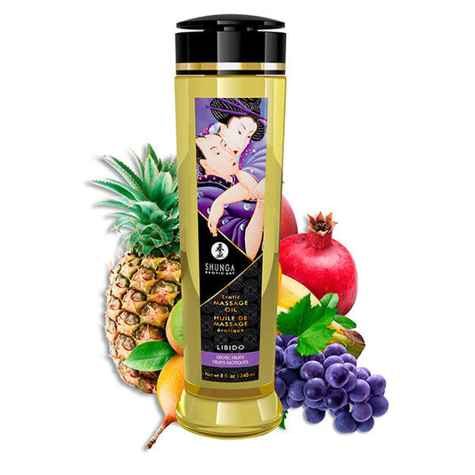 SHUNGA Aceite de Masaje Frutas Eróticas Líbido 240 ml