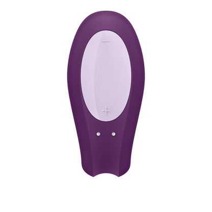 Satisfyer Double Joy Estimulador Parejas con Control por App (Morado)