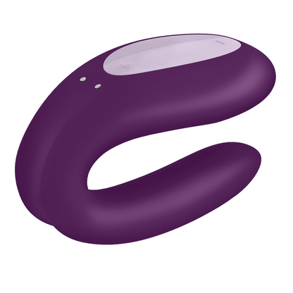 Satisfyer Double Joy Estimulador Parejas con Control por App (Morado)