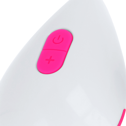 OHMAMA Huevo Vibrador 10 Modos Rosa y Blanco