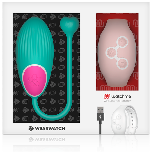 WEARWATCH Huevo Control Remoto Technology Watchme Agua Marina/Rosa