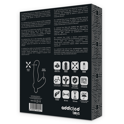 ADDICTED TOYS Estimulador Anal Próstata Silicona P-Spot Vibe
