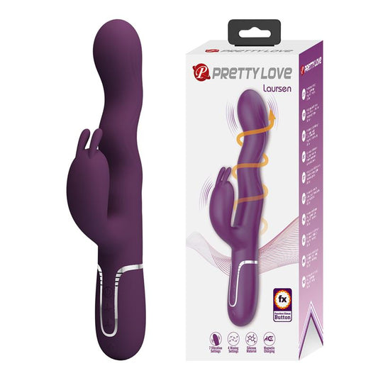 PRETTYLOVE Laursen Vibrador con Movimiento Ondulante