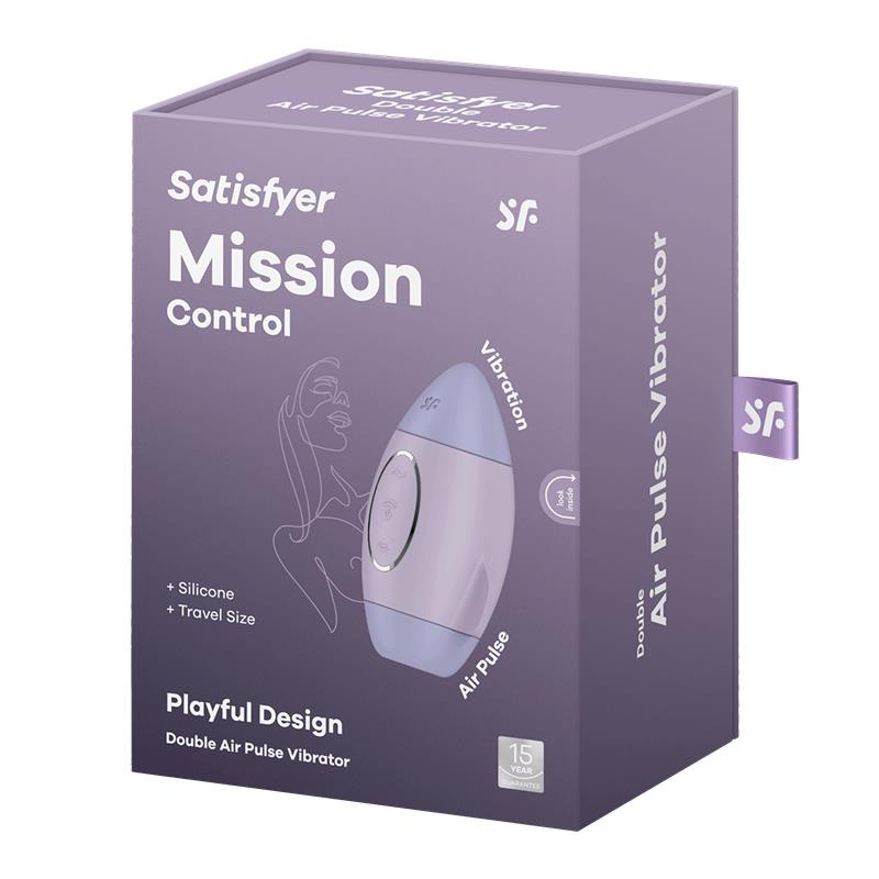 SATISFYER Mission Control Violet Succionador Violeta